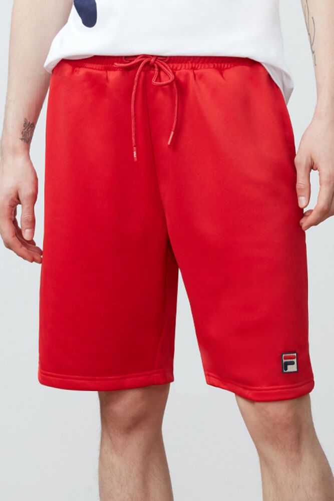 Fila Dominico Red Shorts Mens - NZ 14892-BSZH